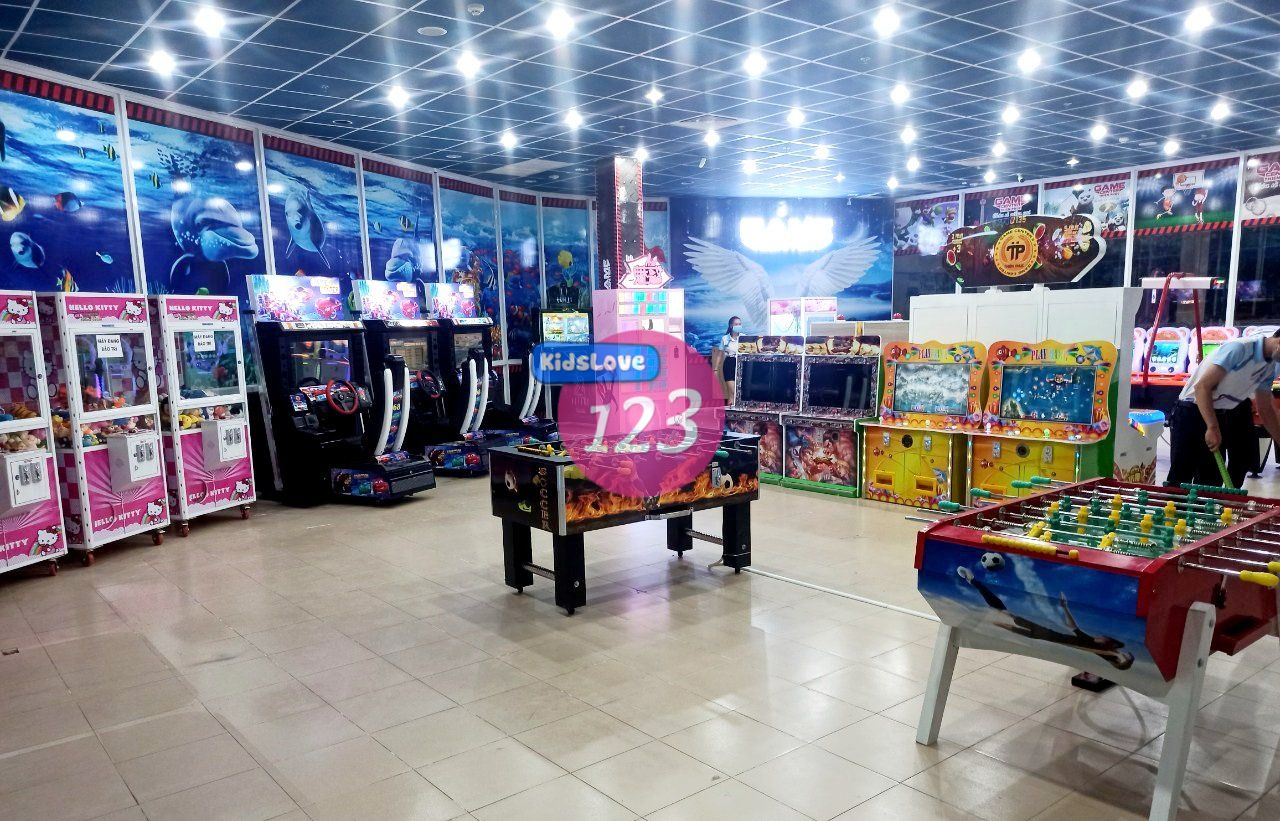 Dự án thi công lắp đặt khu vui chơi trong nhà game thùng tại coopmart rạch giá
